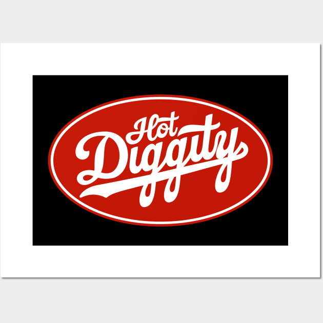 Hot Diggity Wall Art by Vault Emporium